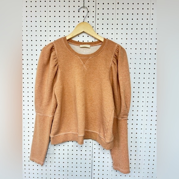 Ulla Johnson Philo Orange Pullover Sweater - Picture 2 of 6